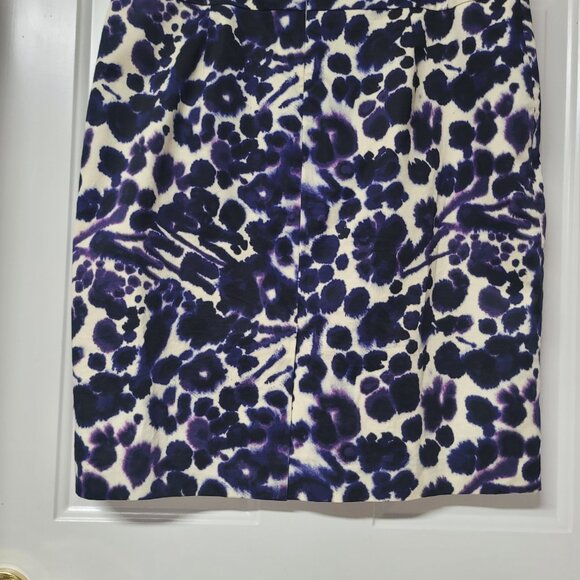 Beautiful Ann Taylor skirt leopard print floral knee length dress size 14 - Picture 3 of 3